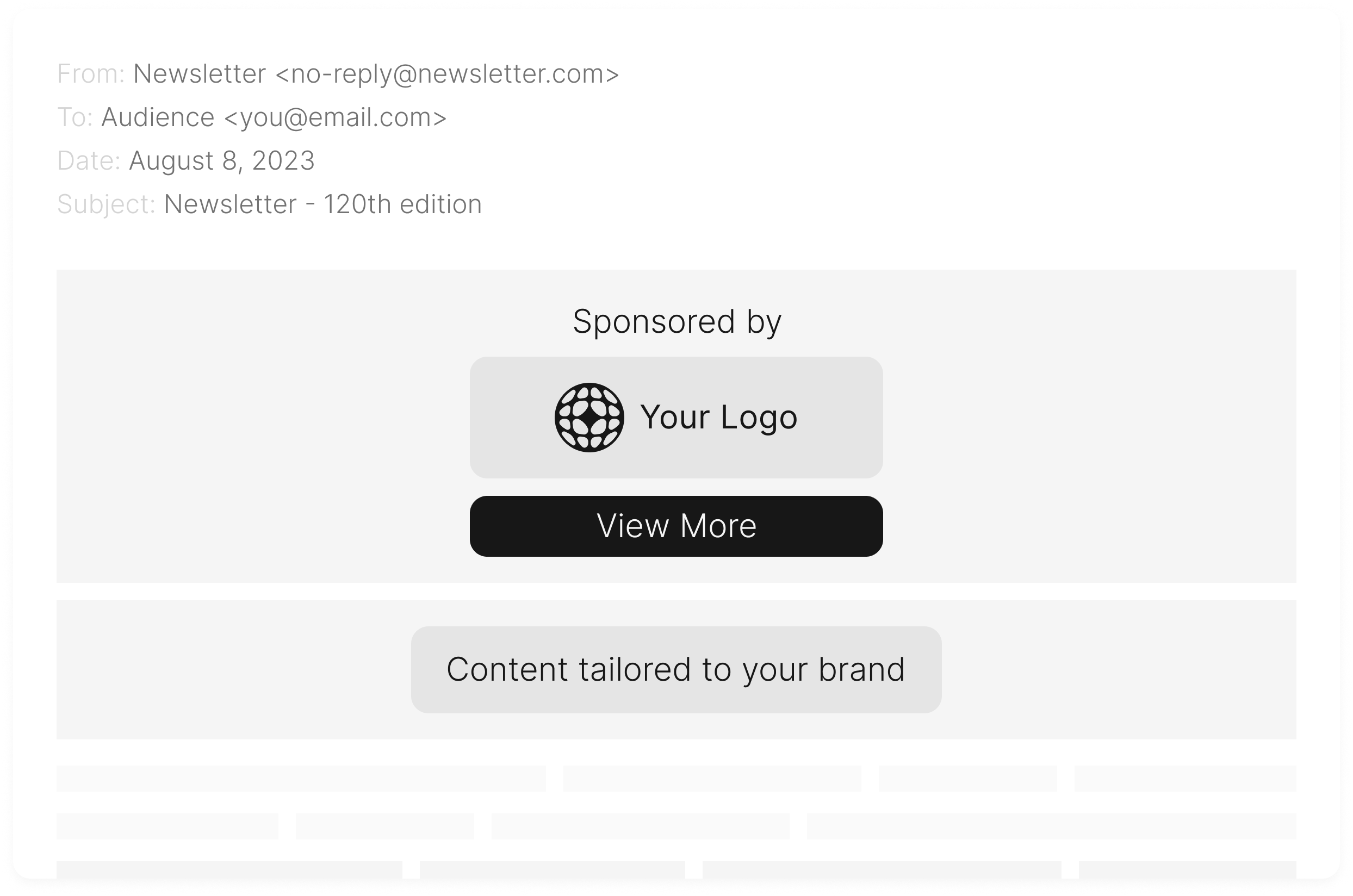 example sponsorship placement