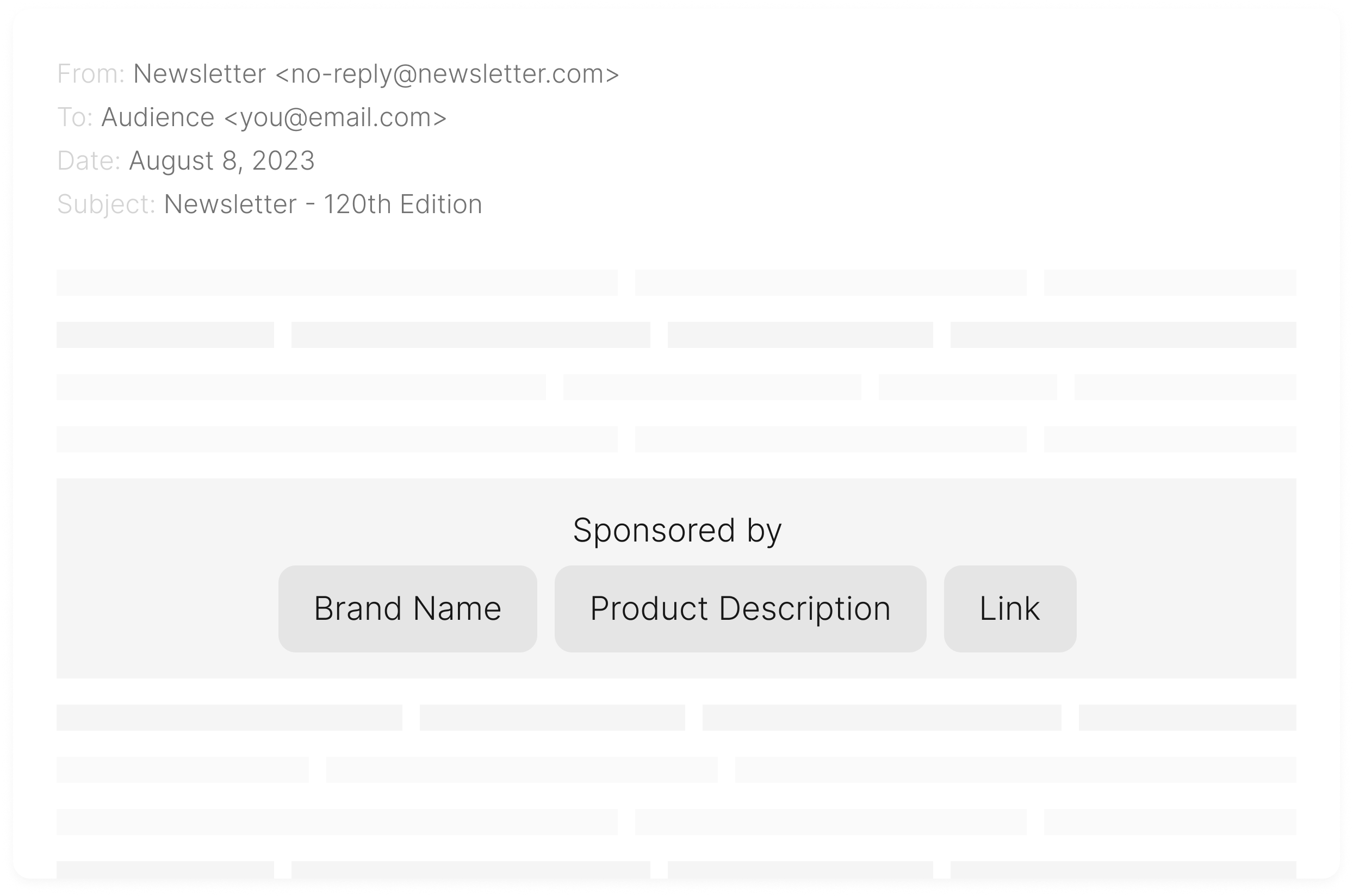 example sponsorship placement